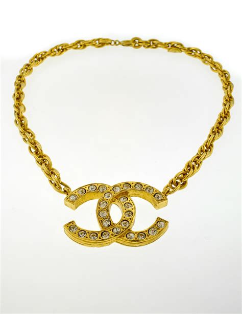 vintage chanel necklace for sale|authentic vintage chanel necklace.